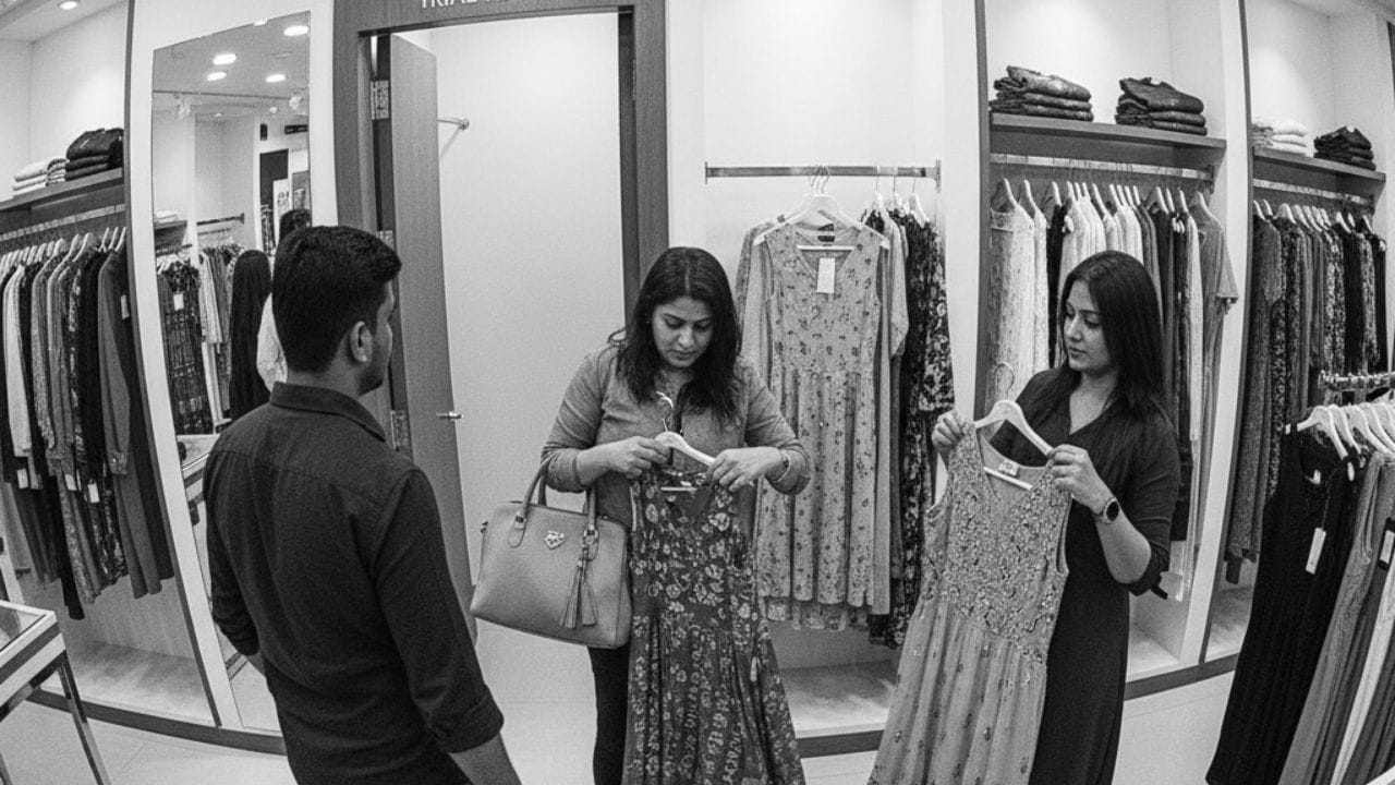 અમદાવાદના શોરૂમમાં ચોરી કપડાંની ચોરતી ત્રણ મહિલા ઝડપાઈ, જુઓ CCTV અમદાવાદના શોરૂમમાં ચોરી કપડાંની ચોરતી ત્રણ મહિલા ઝડપાઈ, જુઓ CCTV