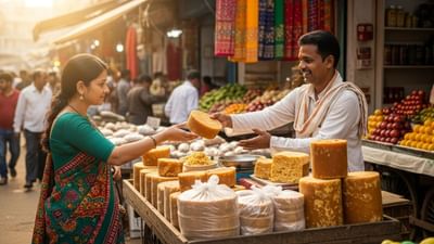 જ્યારે શિયાળો શરૂ થાય છે, ત્યારે ચા, લાડુથી લઈને વિવિધ વાનગીઓમાં ગોળનો ઉપયોગ વધે છે, કારણ કે તે શરીરને ગરમ રાખે છે અને રોગપ્રતિકારક શક્તિમાં વધારો કરે છે. પરંતુ વધતી માંગને કારણે આજકાલ બજારમાં ખાંડ, કૃત્રિમ રંગો અને રસાયણોથી બનેલો ભેળસેળયુક્ત ગોળ પણ મળી રહ્યો છે. તેથી, ગોળ ખરીદતી વખતે તેની ખરાઈ અને ગુણવત્તા ઓળખવી અત્યંત જરૂરી બની ગઈ છે. ( Credits: AI Generated )