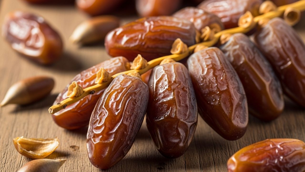 ખજૂરમાં રહેલા ગ્લુકોઝ, ફ્રુક્ટોઝ અને સુક્રોઝ જેવા કુદરતી મીઠાશ ઉર્જા સ્તરને વધારવામાં મદદ કરે છે.