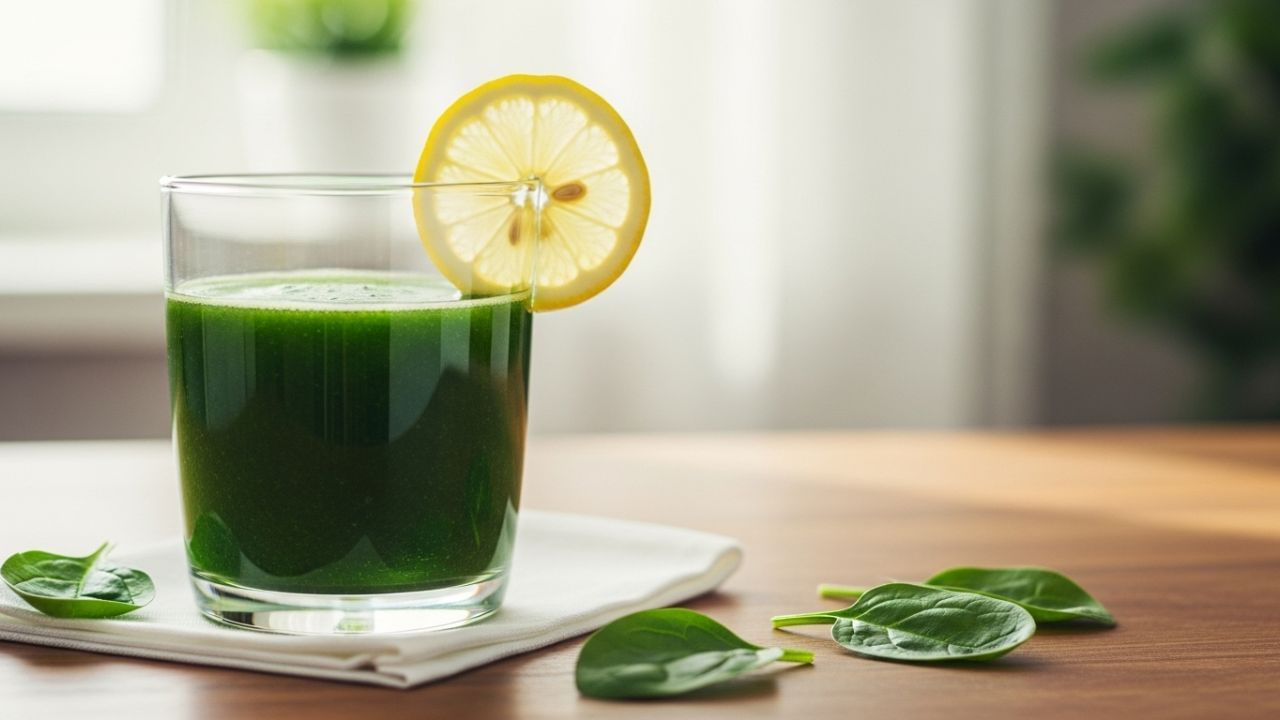 કેવી રીતે પીવું? - એક કપ તાજી પાલક, અડધુ લીંબુ અને એક ગ્લાસ પાણી મિક્સ કરીને જ્યુસ બનાવો. સવારે ખાલી પેટે અથવા નાસ્તા પહેલાં પીવો. લો બ્લડ પ્રેશર, કિડનીમાં પથરી અથવા લોહી પાતળું કરવાની દવાઓ લેતા લોકોએ ડૉક્ટરની સલાહ લીધા પછી જ તે પીવું જોઈએ.