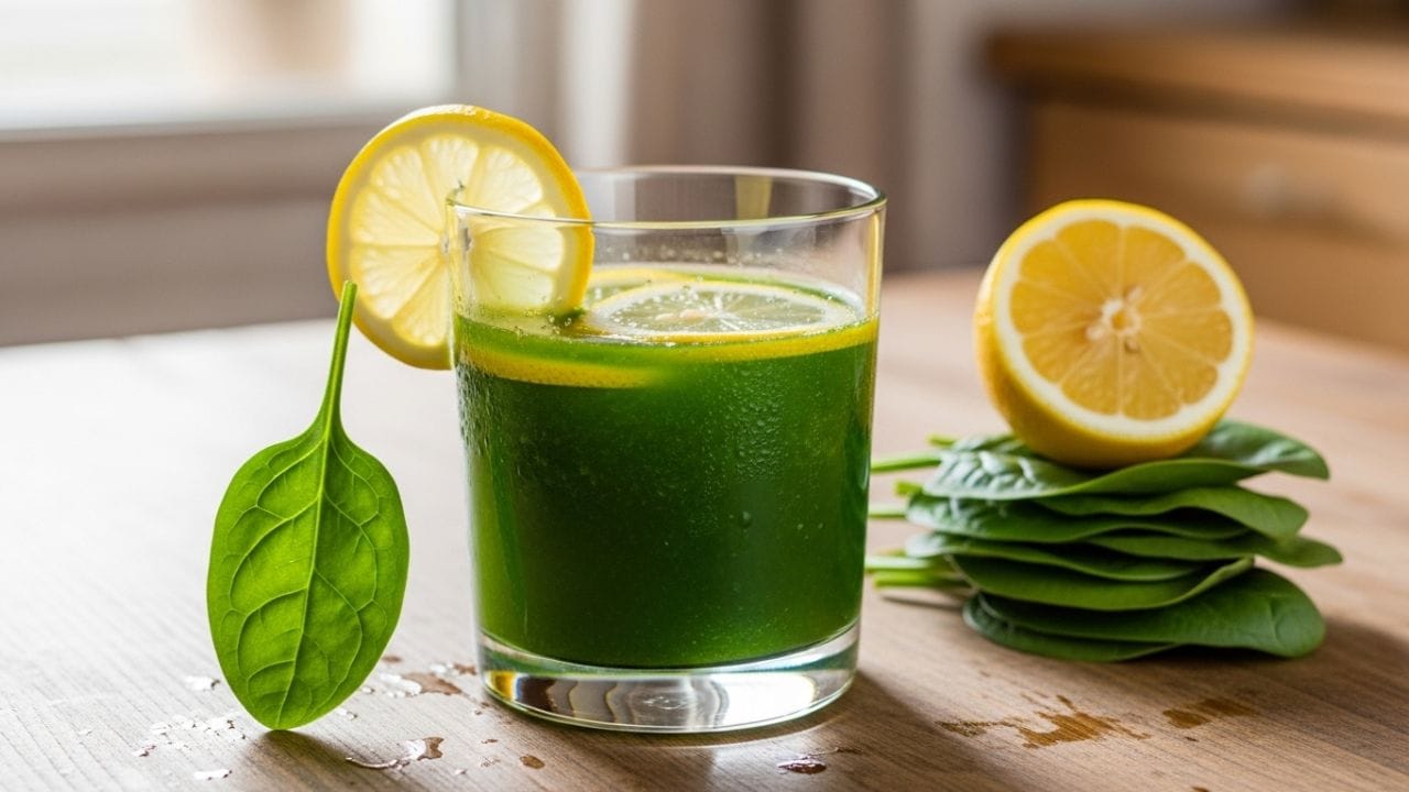 શિયાળામાં લીલા શાકભાજી ખુબ જ મળે છે, અને પાલકને આમાંથી સૌથી પૌષ્ટિક માનવામાં આવે છે. લોકો ઘણીવાર તેને શાકભાજી, દાળ અથવા સૂપ તરીકે ખાય છે, પરંતુ શું તમે ક્યારેય પાલકનો રસ લીંબુ સાથે ભેળવીને પીવાનું વિચાર્યું છે? આ એક એવું મિશ્રણ છે જેની શક્તિ આજકાલ પોષણ નિષ્ણાતો દ્વારા પણ પ્રકાશિત કરવામાં આવી રહી છે. પાલકનો રસ પીવાના ફાયદાઓ અદ્ભુત છે, પરંતુ જ્યારે તેને લીંબુ સાથે ભેળવવામાં આવે છે, ત્યારે તે અમૃત જેવું બની જાય છે.