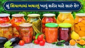 શું શિયાળામાં અથાણું ખાવાથી સ્વાસ્થ્યને ફાયદો થાય છે ? જાણો આયુર્વેદ એક્સપર્ટ શું સમજાવે છે