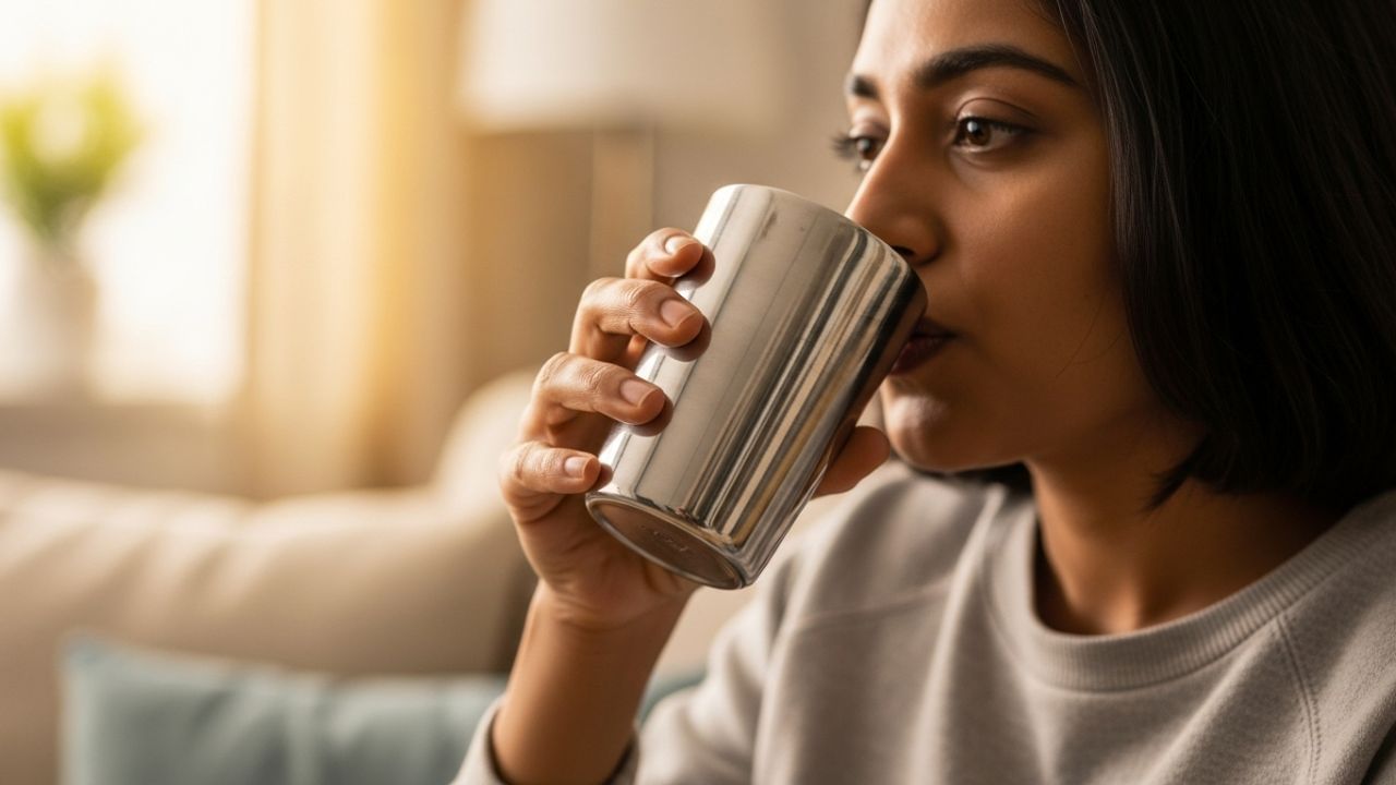 वास्तु विशेषज्ञों का कहना है कि आपकी कुंडली में चंद्रमा का मज़बूत होना बेहद ज़रूरी है। जब आपका चंद्रमा मज़बूत होता है, तो आपका मन कभी बेचैन नहीं होता। लेकिन जब यह कमज़ोर होता है, तो आपका मन बेचैन हो जाता है और आप अपनी भावनाओं पर नियंत्रण नहीं रख पाते। अगर आप शांत और स्थिर मन चाहते हैं, तो आज ही स्टील के गिलास से पानी पीना बंद कर दें।