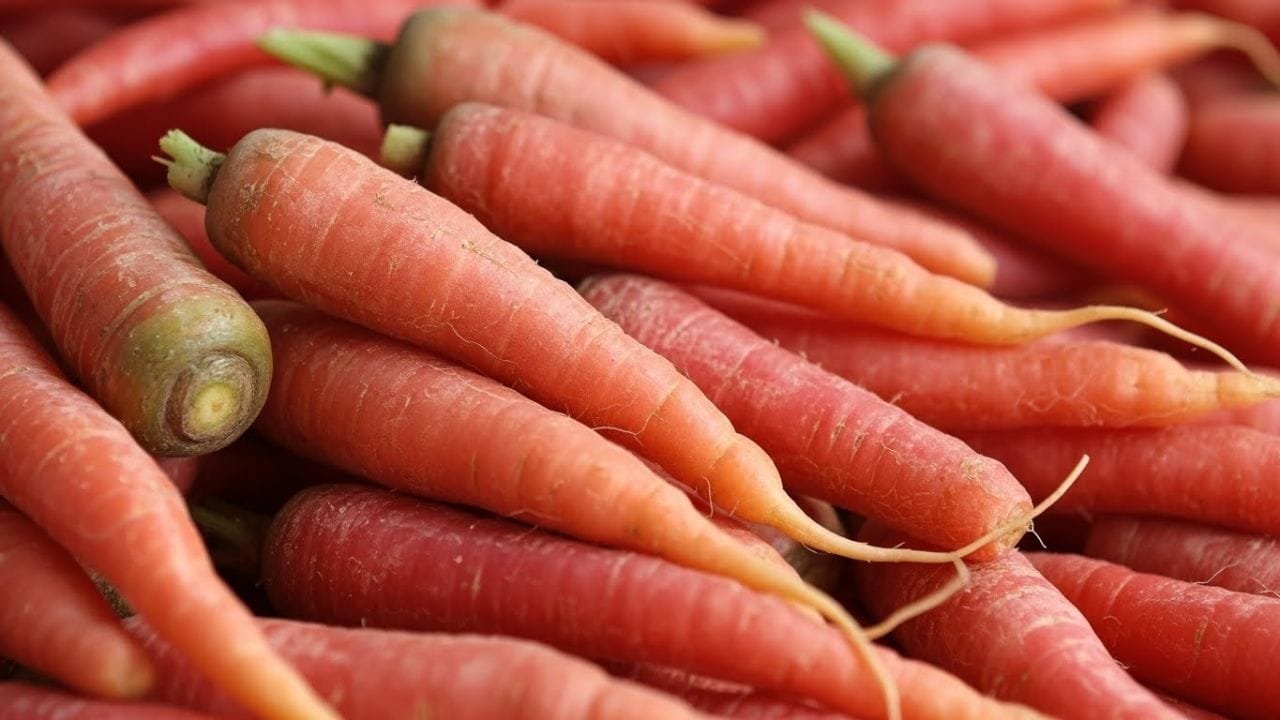 લાલ ગાજર સ્વાસ્થ્ય માટે ખૂબ જ સારું માનવામાં આવે છે. તેમાં બીટા-કેરોટીન હોય છે, જે આંખો માટે પણ ખૂબ જ ફાયદાકારક હોય છે. લાલ ગાજર ખાવાથી આંખોની રોશની સુધરી શકે છે. આ સિવાય લાલ ગાજરમાં વિટામિન C પણ હોય છે, જે રોગપ્રતિકારક શક્તિ વધારે છે. શિયાળામાં રોગપ્રતિકારક શક્તિને મજબૂત બનાવવા માટે દરેક વ્યક્તિએ રોજ લાલ ગાજરનું સેવન કરવું જોઈએ.