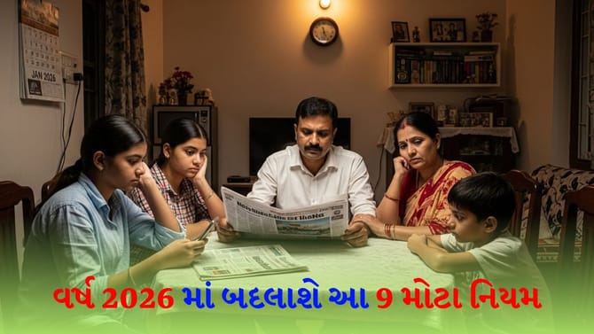 1 જાન્યુઆરી, 2026 થી બદલાશે આ 9 મોટા નિયમ