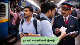 જો તમારી ટ્રેન છુટી જાય તો તમે શું કરવું- જાણો શું છે નિયમ
