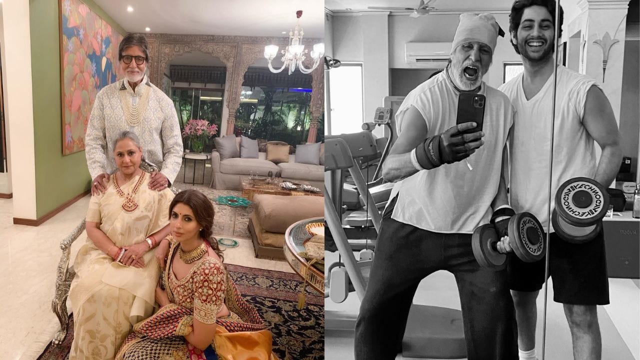 અભિનેતા અગસ્ત્ય નંદાના નાનાનું નામ અમિતાભ બચ્ચન અને નાનીનું નામ જયાબચ્ચન છે. તેમજ તેના મામાનું નામ અભિષેક બચ્ચન છે તેમજ તેની મામીનું નામ એશ્વર્યા રાય બચ્ચન છે.