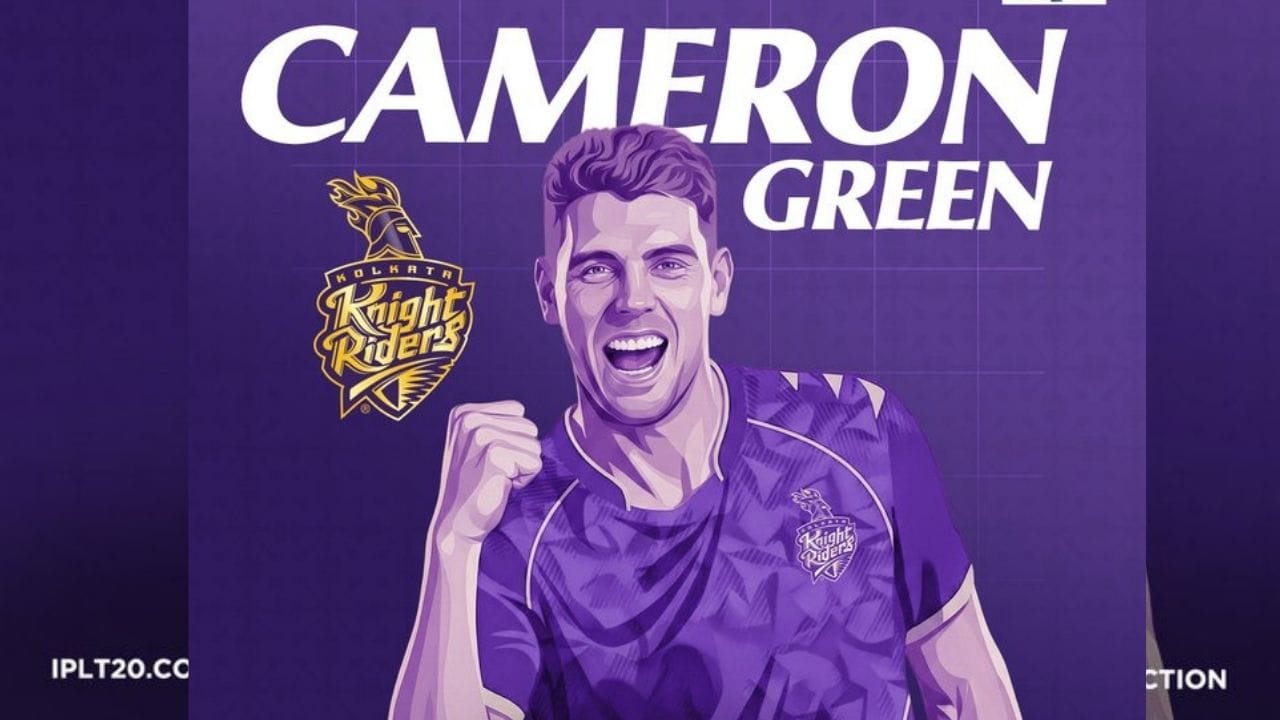 કેમેરોન ગ્રીન અગાઉ મુંબઈ ઈન્ડિયન્સ અને રોયલ ચેલેન્જર્સ બેંગ્લોર માટે રમી ચૂક્યો છે. KKR લીગમાં તેની ત્રીજી ટીમ હશે. મુંબઈએ હાર્દિક પંડ્યાના બદલામાં ગ્રીનને RCB સાથે ટ્રેડ કર્યો હતો.