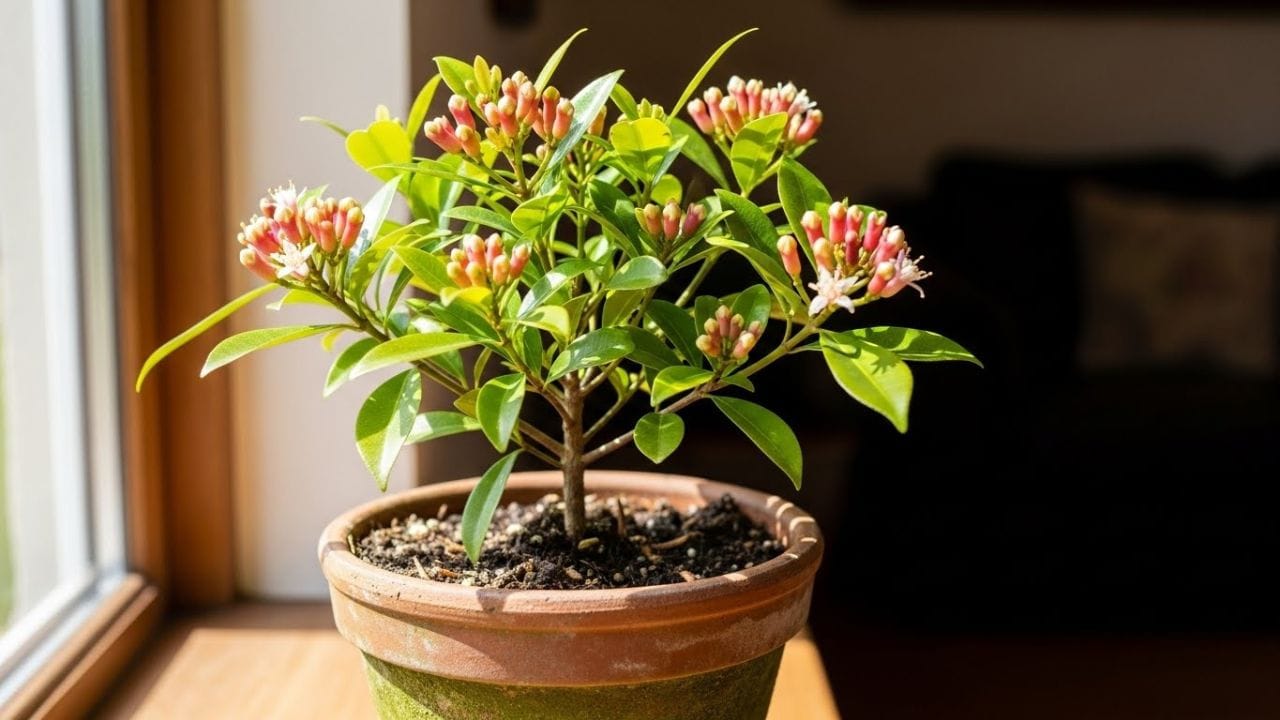 માટીને થોડી ભેજવાળી રાખો. વધુ પડતા પાણીથી મૂળ સડી શકે છે. લવિંગ ધીમે ધીમે ઉગે છે. થોડા મહિનામાં છોડ પર નવા પાંદડા અને ડાળીઓ દેખાશે.