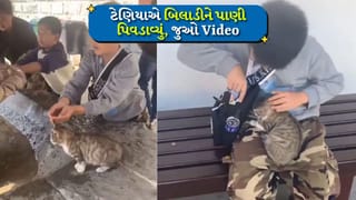 Cute Viral Video: આટલો ક્યુટ વીડિયો ક્યાય નહીં જોયો હોય, ટેણિયાએ બિલાડીને ખોબે-ખોબે પાણી પિવડાવ્યું, યુઝર્સ થયા મંત્રમુગ્ધ, જુઓ Video