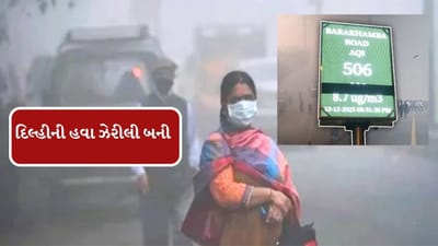 Breaking News : દિલ્હી વાયુ પ્રદુષણની ઝપેટમાં આવ્યું , શાળાથી લઈ ઓફિસ પર શું અસર પડી જાણો