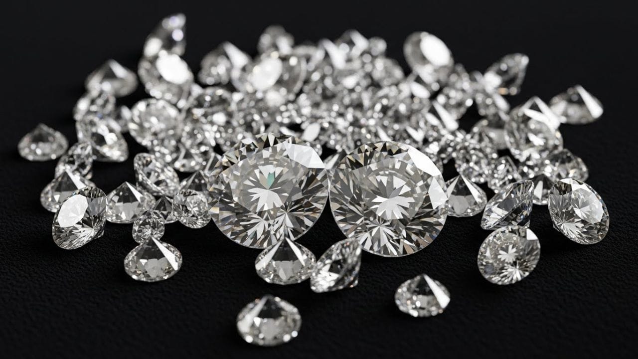 પ્રકાર Ia અને Ib: ઘણા કુદરતી હીરા પ્રકાર Ia કેટેગરીમાં આવે છે. નાઇટ્રોજન પરમાણુઓનું સ્ટ્રક્ચર અંદરથી ક્લસ્ટર જેવું હોય છે, જે ઘણીવાર પીળા અથવા ભૂરા રંગના દેખાય છે. પ્રકાર Ib હીરામાં પણ નાઇટ્રોજન હોય છે, પરંતુ તે અલગ-અલગ પરમાણુઓના સ્વરૂપમાં હોય છે, જેના પરિણામે ઘણીવાર વધુ ઘેરો પીળો રંગ મળે છે.
