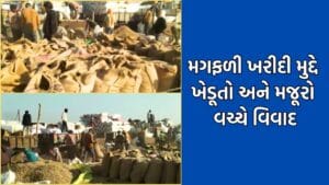 રાજકોટના ધોરાજીમાં મગફળી કેન્દ્ર પર મજૂરો અને ખેડૂતો વચ્ચે વિવાદ, અધિકારીની દાદાગીરી કેમેરામાં થઈ કેદ