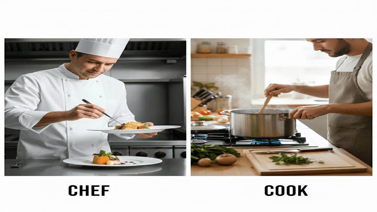 શું તમે Chef અને Cookમાં શું અંતર છે તેન વિશે જાણો છો ?