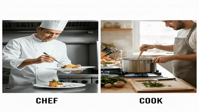 શું તમે Chef અને Cookમાં શું અંતર છે તેન વિશે જાણો છો ?