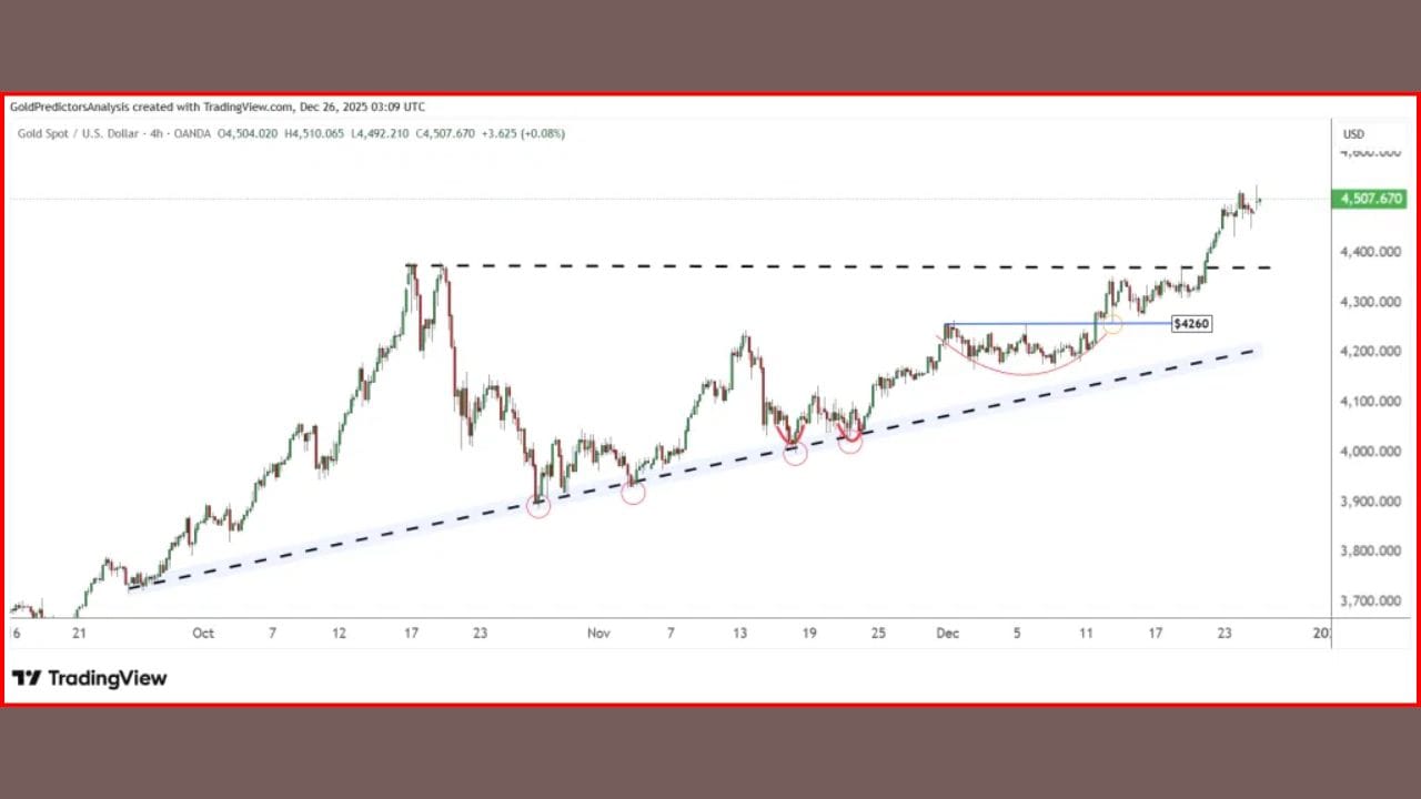 વર્ષ 2025 માં સોનાના ભાવમાં થયેલા તીવ્ર વધારા પાછળ ઘણા મુખ્ય કારણો છે. વિશ્વના વિવિધ ભાગોમાં જિયો-પોલિટિકલ તણાવમાં વધારો થયો છે. વેનેઝુએલા સાથે જોડાયેલા તેલ ટેન્કરો પર યુએસની આગેવાની હેઠળની કાર્યવાહી, નાઇજીરીયામાં નવું લશ્કરી ઓપરેશન અને વૈશ્વિક અસ્થિરતાના ભયે રોકાણકારોને સુરક્ષિત વિકલ્પો તરફ ધકેલી દીધા છે.