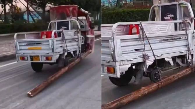 કાર ચાલી રહી છે, કે ભૈયાનું મગજ?, આ જુગાડ લોકો જોતા જ રહી ગયા