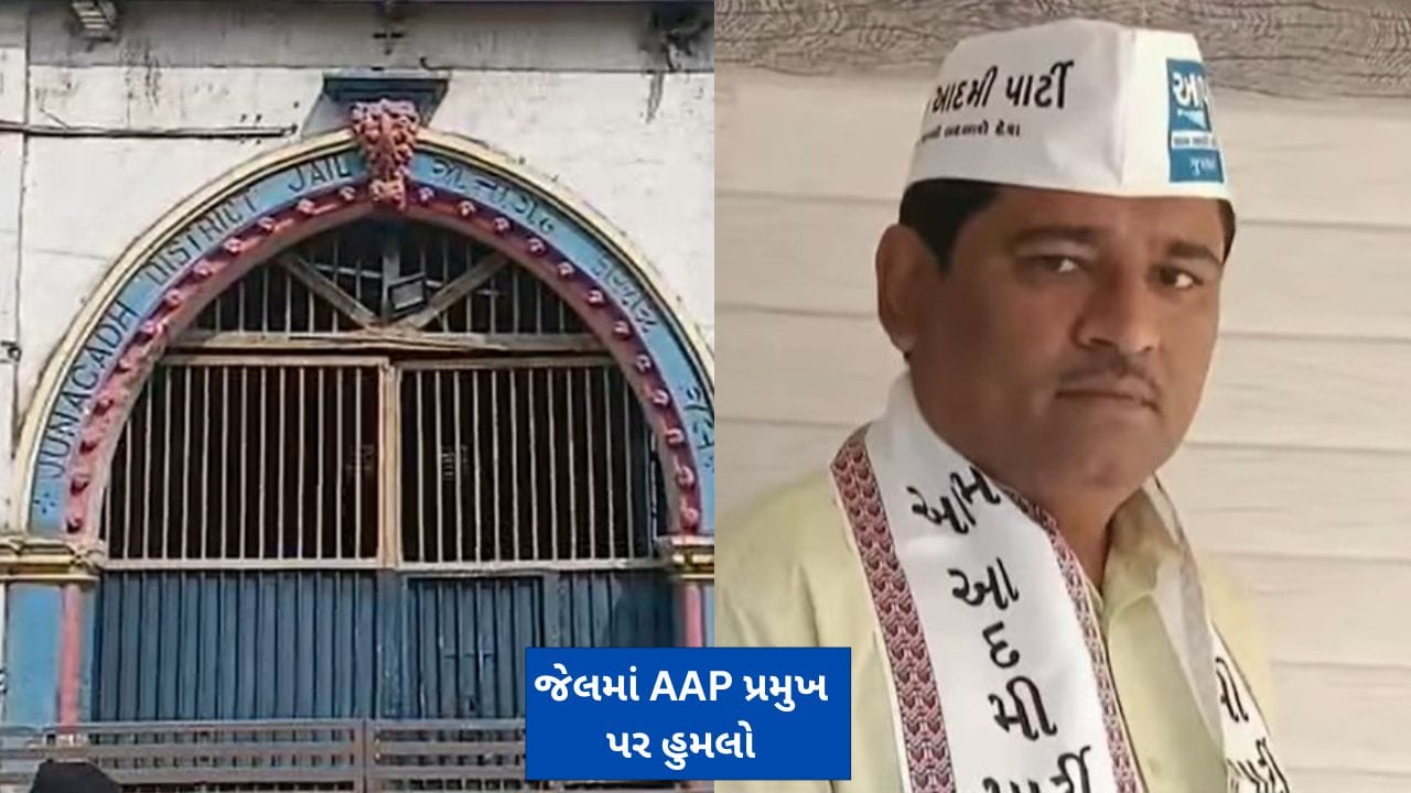 જૂનાગઢ જેલમાં આમ આદમી પાર્ટીના પ્રમુખને કેદીએ ધોઈ નાખ્યાં, સામ-સામે નોંધાઈ ફરિયાદ જૂનાગઢ જેલમાં આમ આદમી પાર્ટીના પ્રમુખને કેદીએ ધોઈ નાખ્યાં, સામ-સામે નોંધાઈ ફરિયાદ