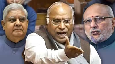 રાજ્યસભાના નવા અધ્યક્ષના સ્વાગતમાં ખડગેએ એવુ તો શું કહ્યું ? કે, ગૃહમા અકળાઈ જઈને ભાજપે કહ્યું-તકલીફ હોય તો ડોકટરને બતાવો