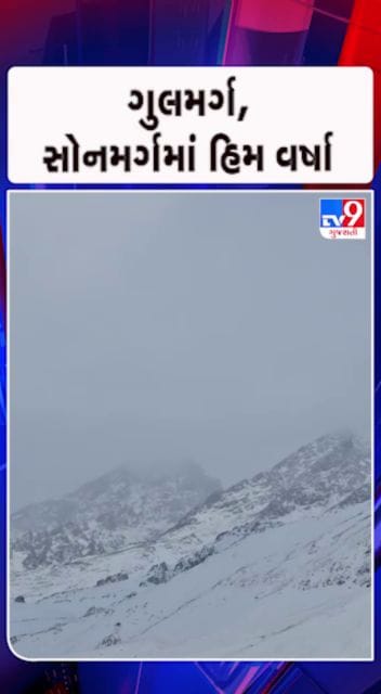 સ્નોફોલ થતા પ્રવાસીઓમાં આનંદ