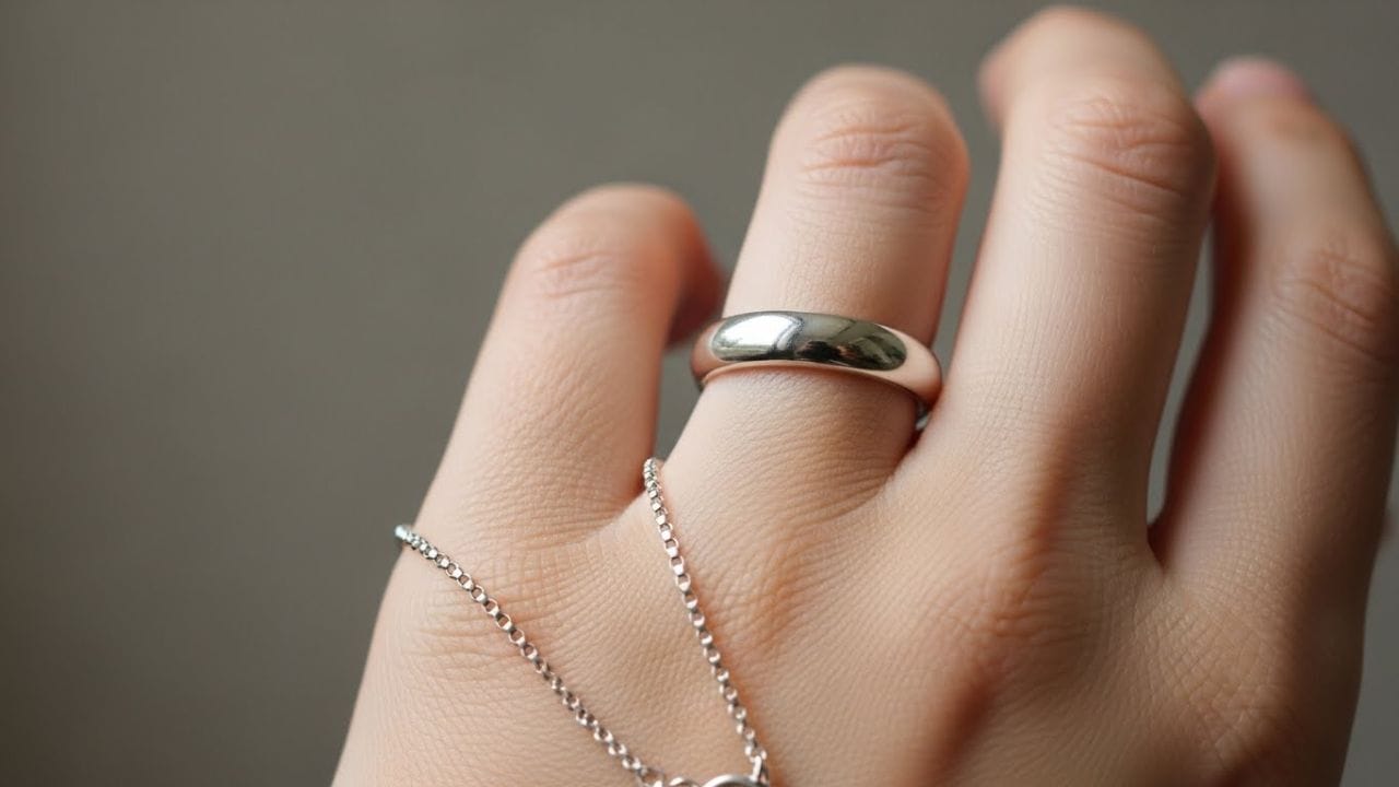 માન્યતાઓ પ્રમાણે નાની આંગળી અથવા અંગૂઠામાં ચાંદીની સાદી વીંટી અથવા બંગડી પહેરવી શુભ માનવામાં આવે છે. મહિલાઓ માટે ડાબા હાથમાં ચાંદીની વીંટી પહેરવી અનુકૂળ માનવામાં આવે છે. ઉપરાંત, સોમવાર અને શુક્રવાર ચાંદી પહેરવા માટે ખાસ શુભ દિવસો ગણાય છે. ( Credits: AI Generated )