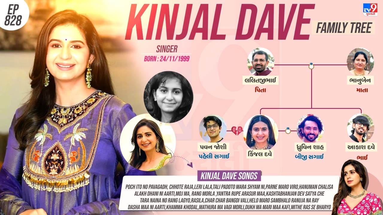 કિંજલ દવેનો પરિવાર જુઓ