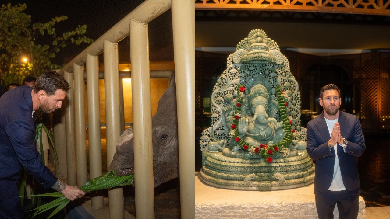 આ મુલાકાત દરમિયાન મેસ્સીએ એલિફન્ટ કેર સેન્ટરમાં બે વર્ષ પહેલા બીમાર હાલતમાં બચાવેલા હાથીના બચ્ચા ‘માનિકલાલ’ સાથે ફૂટબોલ રમ્યો હતો. અનંત અંબાણી અને રાધિકા અંબાણીએ એક સિંહના બચ્ચાનું નામ પણ લિયોનેલ રાખ્યું છે. આ પ્રસંગે મેસ્સીના ક્લબ ફૂટબોલ ખેલાડીઓ લુઈસ સુઆરેઝ અને રોડ્રિગો ડી પોલ પણ હાજર રહ્યા હતા.