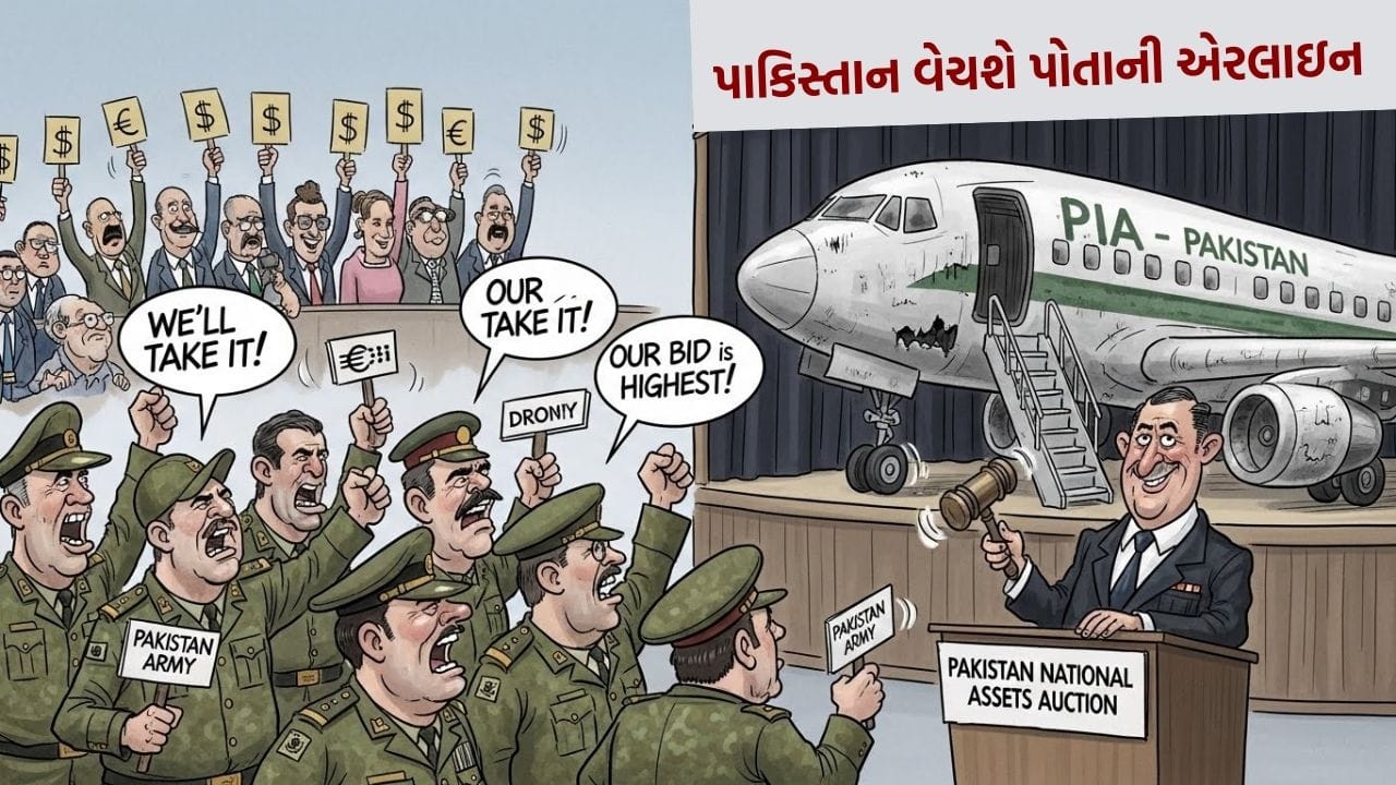 પાકિસ્તાનમાં ગરીબી છાપરે ચડીને પોકારતી દેખાઈ… હવે એરલાઇન વેચવાની તૈયારી, હરાજીમાં પાકિસ્તાની સેના પણ દાવેદાર