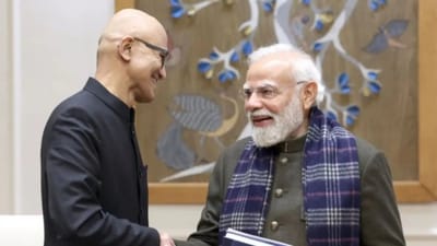 માઇક્રોસોફ્ટ ભારતમાં કરશે રૂપિયા 1.5 લાખ કરોડનું રોકાણ, PM મોદીને મળ્યા બાદ સત્ય નડેલાએ કરી મોટી જાહેરાત