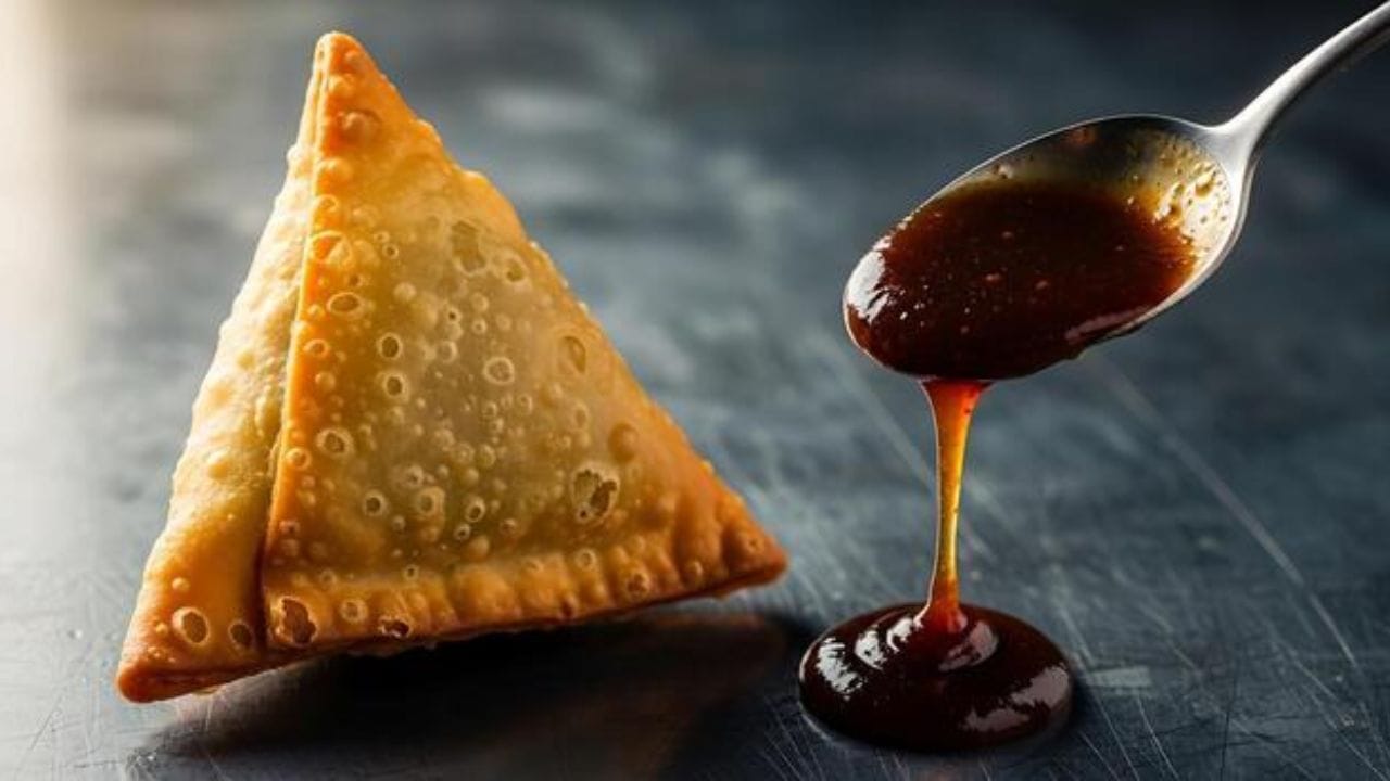 એક નાની આમલીને 10 મિનિટ પાણીમાં પલાળી રાખો. 1 કપ પાણી ઉમેરો અને તેનો રસ કાઢો. હવે ગોળ અને આમલીનો રસ એક તપેલીમાં નાખો. 