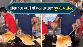 સ્ટ્રીટ ફુડ વેન્ડરે ઢોસા સાથે કર્યો અત્યાચાર, જુઓ વિચિત્ર ફુડનો Video