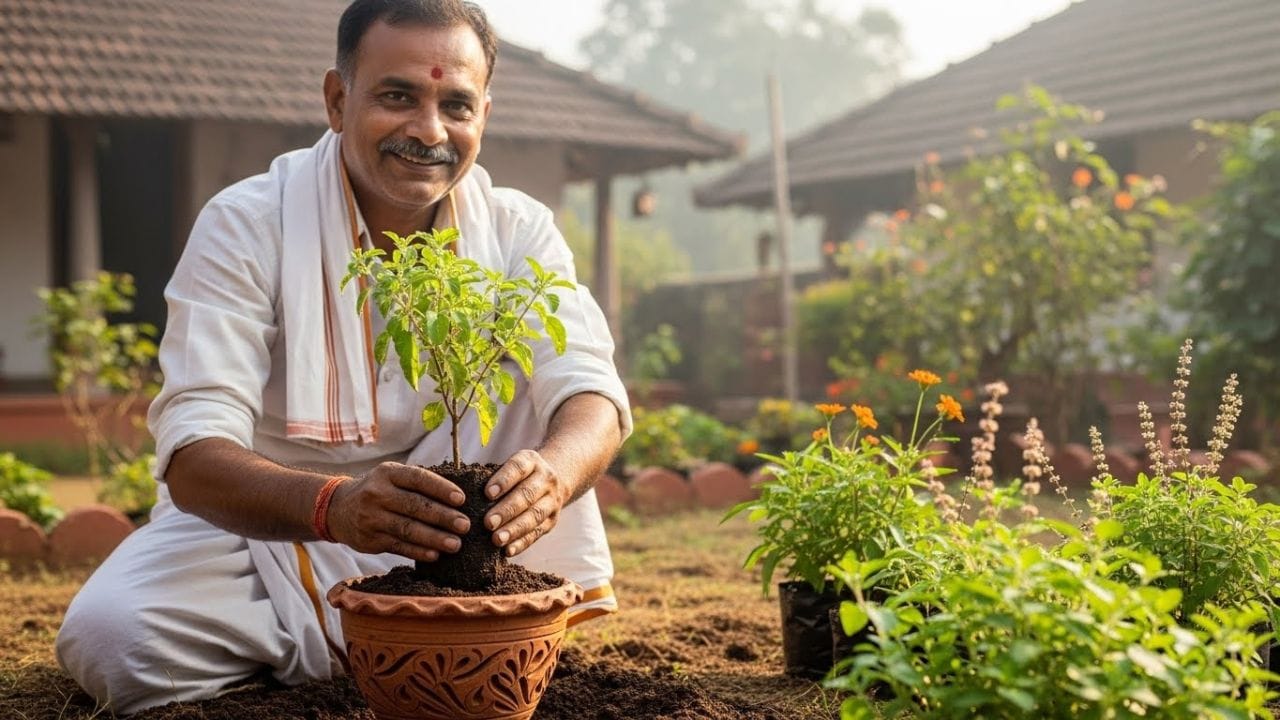 પરંતુ ઘણા લોકો પાસે આ પ્રશ્ન પણ હોય છે. તુલસીનો છોડ કોણે વાવવો જોઈએ, પુરુષે કે સ્ત્રીએ? કોણ આ છોડ વાવે તો વધુ પુણ્યશાળી બને છે? ચાલો જાણીએ.
