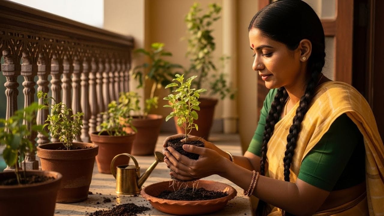 જો કોઈ સ્ત્રી માસિક ધર્મમાં હોય, બીમાર હોય અથવા અન્યથા કોઈ પણ રીતે તે તુલસીનો છોડ રોપવામાં અસમર્થ હોય તો પુરુષો પણ તેને રોપી શકે છે. તુલસીને સંપૂર્ણ ભક્તિ અને પવિત્રતા સાથે રોપવી જોઈએ.
