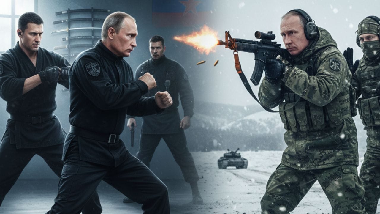 What kind of weapons does Vladimir Putin use, who trains? What kind of weapons does Vladimir Putin use, who trains?