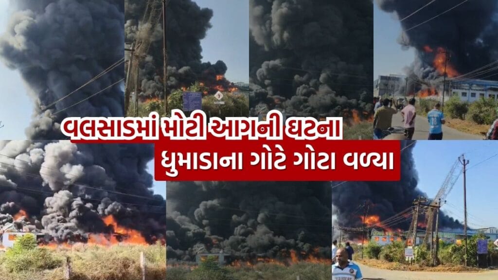 Valsad Umargam Company Fire Massive Blaze in Tum Village
