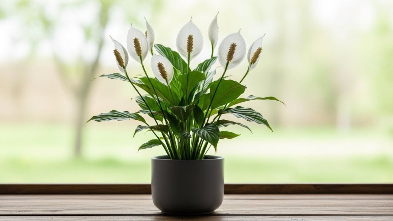 નવું વર્ષ શરૂ થાય ત્યારે દરેક વ્યક્તિ પોતાના જીવનમાં શાંતિ, સુખ અને પ્રેમની કામના કરે છે. આવી સકારાત્મક શરૂઆત માટે ઘરમાં પીસ લીલી વાવવી લાભદાયી માનવામાં આવે છે. પીસ લિલી માત્ર દેખાવમાં સુંદર નથી, પરંતુ તે આસપાસ શાંત અને સુમેળભર્યું વાતાવરણ પણ સર્જે છે. માન્યતા મુજબ આ છોડ ઘરમાં પ્રેમ અને શાંતિ વધારવામાં મદદ કરે છે તથા માનસિક તણાવ ઘટાડે છે. તેના મનમોહક ફૂલો મનને શાંત કરી સકારાત્મક અનુભવ આપે છે, તેથી તેને ઘરમાં રાખવું શુભ ગણાય છે. ( Credits: AI Generated )