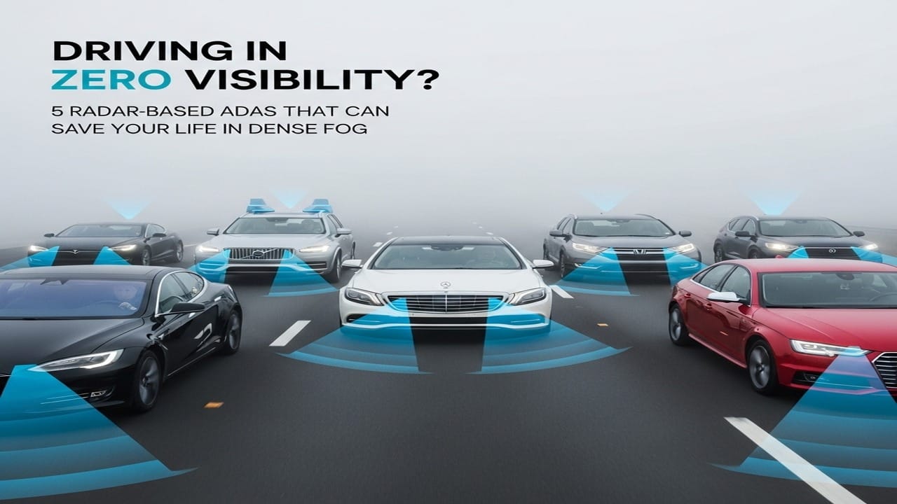Do you drive in fog? So these are 5 must-know radar-based ADAS cars Do you drive in fog? So these are 5 must-know radar-based ADAS cars