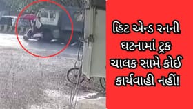 હિટ એન્ડ રનની ઘટનામાં ટ્રક ચાલક સામે કોઈ કાર્યવાહી નહીં!