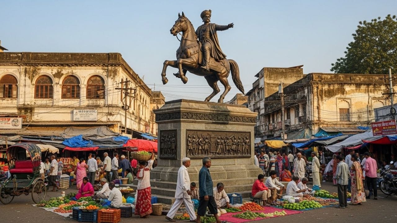 હવામાં ઘોડાના બંને પગ ઉંચા હોય તેનો અર્થ: જો તમે ચોકડી પરની પ્રતિમામાં હવામાં બંને પગ ધરાવતો ઘોડો જુઓ છો તો તે સૌથી દુ:ખદ પરિસ્થિતિનું પ્રતિનિધિત્વ કરે છે. યોદ્ધા અથવા સેનાપતિ યુદ્ધના મેદાનમાં લડતા મૃત્યુ પામ્યા છે. આ મુદ્રા યોદ્ધાના અંતિમ બલિદાન અને બહાદુરીને સૌથી વધુ આદર સાથે યાદ કરવા માટે બનાવવામાં આવી છે.
