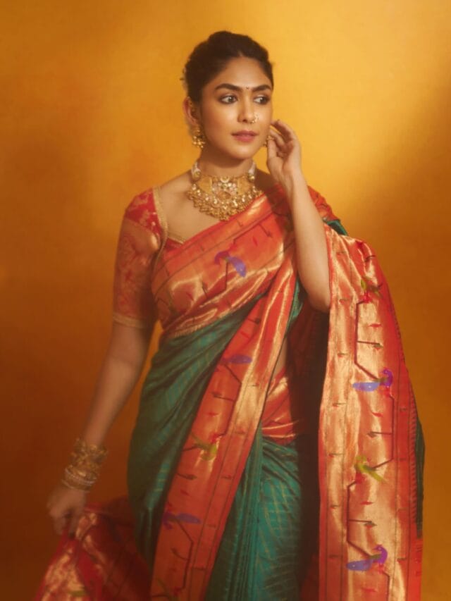 મહારાષ્ટ્રીયન લુકમાં જોવા મળી મૃણાલ ઠાકુર, જુઓ Photos