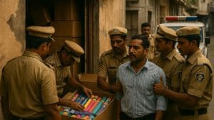 અમદાવાદમાંથી ઝડપાયુ ગોગો પેપરનું ગોડાઉન,એક આરોપીની ધરપકડ -જુઓ Video