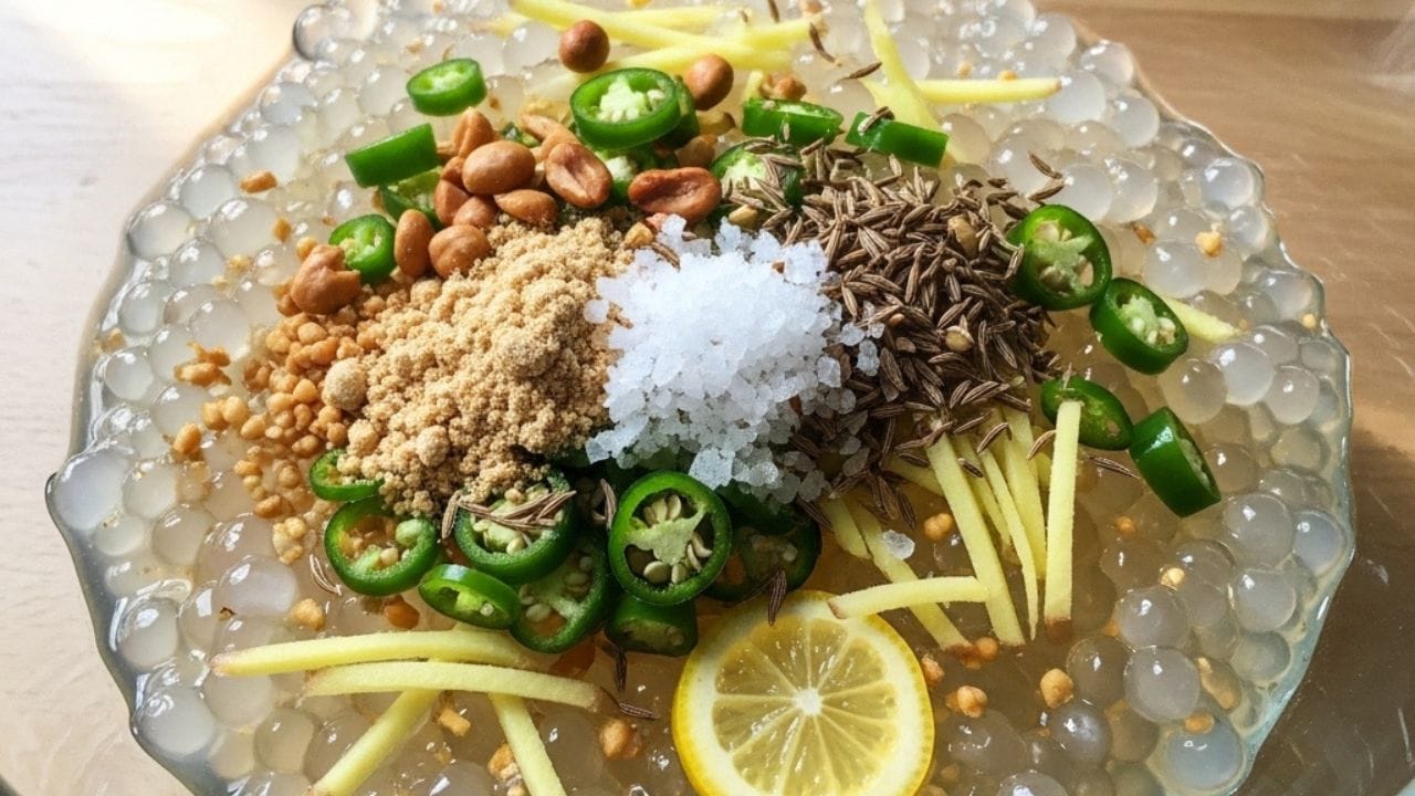 સાબુદાણાને 4 થી 5 કલાક માટે પલાળી રાખો. પછી, પાણી કાઢી લો અને તેને એક બાઉલમાં મૂકો. બાફેલા બટાકા અને બારીક સમારેલા પાલક ઉમેરો. લીલા મરચાં, આદુ, મગફળીનો પાવડર, જીરું, સિંધવ મીઠું અને લીંબુનો રસ મિક્સ કરો. (Image credit: AI)