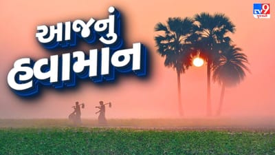આજનું હવામાન : ગુજરાતમાં ઉત્તર-પૂર્વથી પૂર્વના પવન ફૂંકાય તેવી આગાહી, આ વિસ્તારોમાં ગાત્રો થીંજવતી ઠંડીની શક્યતા, જુઓ Video આજનું હવામાન : ગુજરાતમાં ઉત્તર-પૂર્વથી પૂર્વના પવન ફૂંકાય તેવી આગાહી, આ વિસ્તારોમાં ગાત્રો થીંજવતી ઠંડીની શક્યતા, જુઓ Video