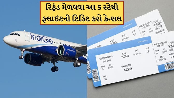 IndiGo ફ્લાઈટની Ticket Cancel કરવા પર પૂરા પૈસા પાછા, 5 સ્ટેપમાં કરો