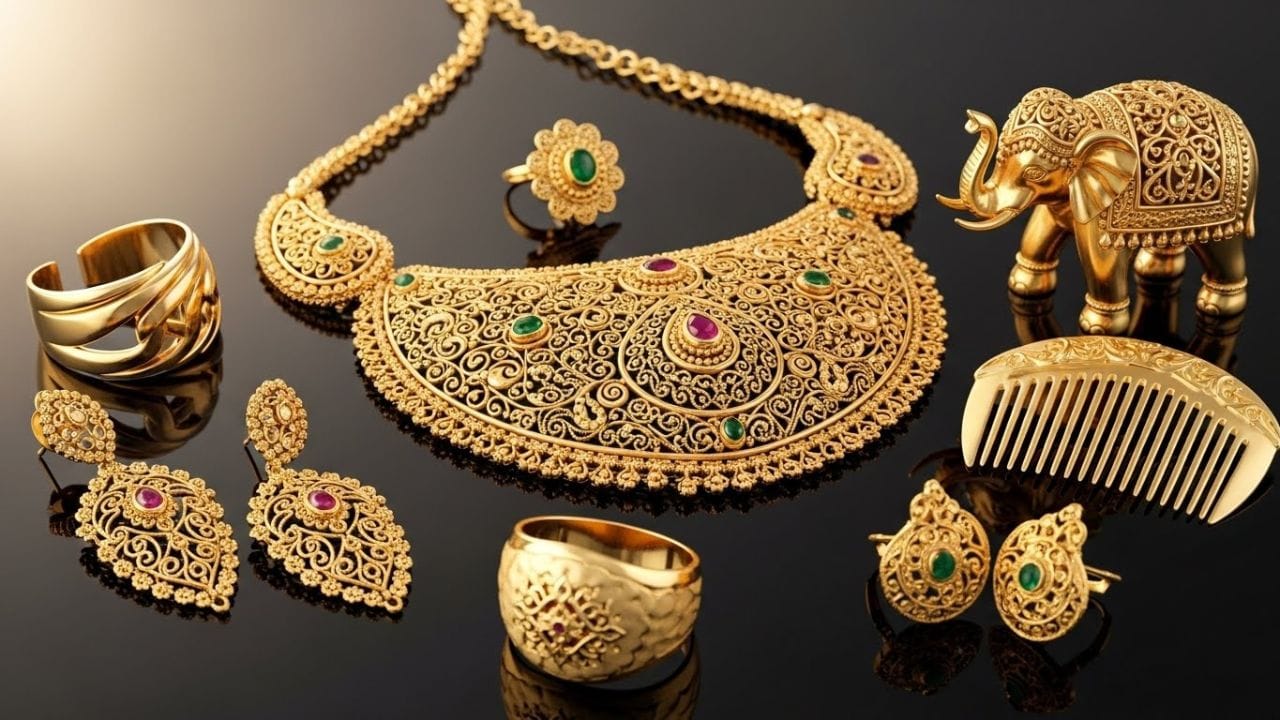 સોનું ધારણ કરવા માટે યોગ્ય દિવસ અને સમયનું મહત્વ જ્યોતિષ શાસ્ત્રમાં વિશેષ ગણવામાં આવે છે. અયોગ્ય સમયે સોનું પહેરવાથી લાભ ઘટાડો થઈ શકે છે અથવા પરિણામ વિપરીત પણ મળી શકે છે. જ્યોતિષીય માન્યતાઓ મુજબ રવિવાર, બુધવાર, ગુરુવાર અને શુક્રવાર સોનું પહેરવા માટે સૌથી શુભ દિવસો ગણાય છે. આ દિવસોમાં સોનું ધારણ કરવાથી તેની સકારાત્મક અસર વધુ પ્રબળ થાય છે. ( Credits: AI Generated )
