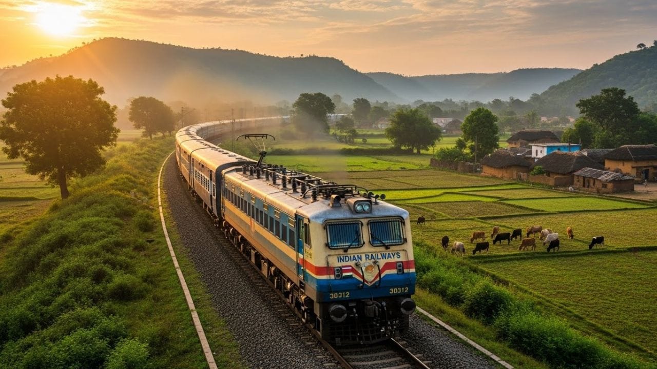 આટલી વિશાળ સંખ્યામાં મુસાફરોને સંભાળવાનું કાર્ય રેલવે દ્વારા ખૂબ અસરકારક રીતે કરવામાં આવે છે. તે કારણે દેશભરના અનેક જૂના રેલવે સ્ટેશનોમાં વેઇટિંગ રૂમ સહિતની સુવિધાઓને વિસ્તૃત કરવામાં આવી રહી છે, તેમજ નવા બનેલા સ્ટેશનોને વધુ મોટા અને સુવિધાસભર બનાવવામાં આવી રહ્યા છે. આ પરિવર્તન માત્ર ઇમારતો સુધી સીમિત નથી, પરંતુ કેટલીક જગ્યાએ સ્ટેશનોના નામોમાં પણ તેની ઝલક જોવા મળે છે. હકીકતમાં, હવે અમે ભારતના એક એવા રેલવે સ્ટેશનની ચર્ચા કરી રહ્યા છીએ, જેના નામમાં કુલ 28 અંગ્રેજી શબ્દો સામેલ છે. શું તમને ખબર છે કે આ અનોખું નામ ધરાવતું સ્ટેશન ક્યાં આવેલું છે? ( Credits: AI Generated )
