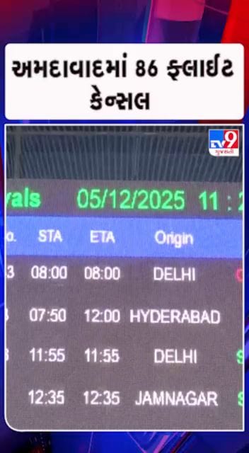 ઈન્ડિગોની ફ્લાઈટ કેન્સલ થતાં હાલાકી