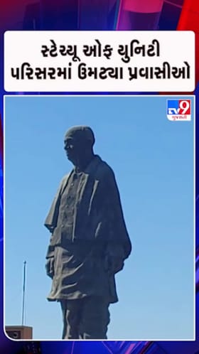 નાતાલ પૂર્વે સ્ટેચ્યુ ઓફ યુનિટીમાં પ્રવાસીઓની ભારે ભીડ