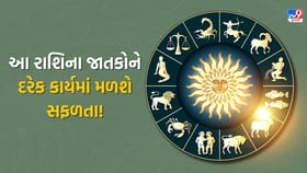 આજે આ રાશિના જાતકોને ભાગ્યનો સાથ: સુખ-સમૃદ્ધિનો સૂરજ ઊગશે