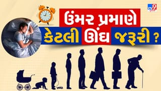 ઉંમર પ્રમાણે કેટલી ઊંઘ લેવી જરૂરી? જાણી લો થશે ફાયદો